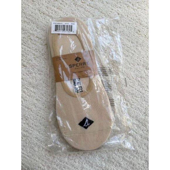 Sperry Men's Sneaker Liner 3 Pack-Solids - Size 6-12 - NWT - Picture 1 of 3